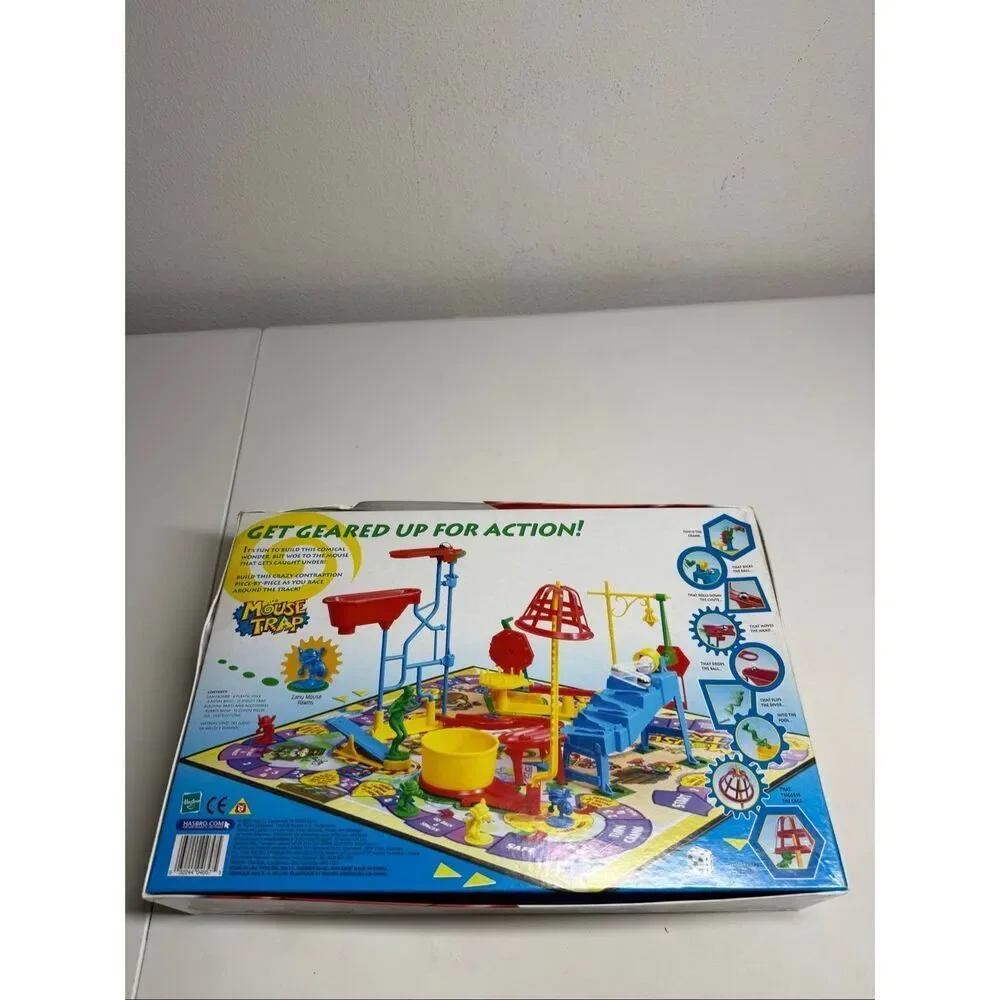 Hasbro MOUSE TRAP Board Game 100% COMPLETE Milton Bradley 2005 VERSION EUC